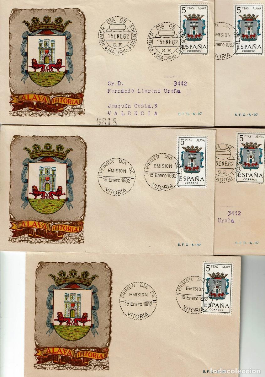 Sellos: SPD ESPA&Ntilde;A 1962 - ESCUDOS: ALAVA EDIFIL 1406