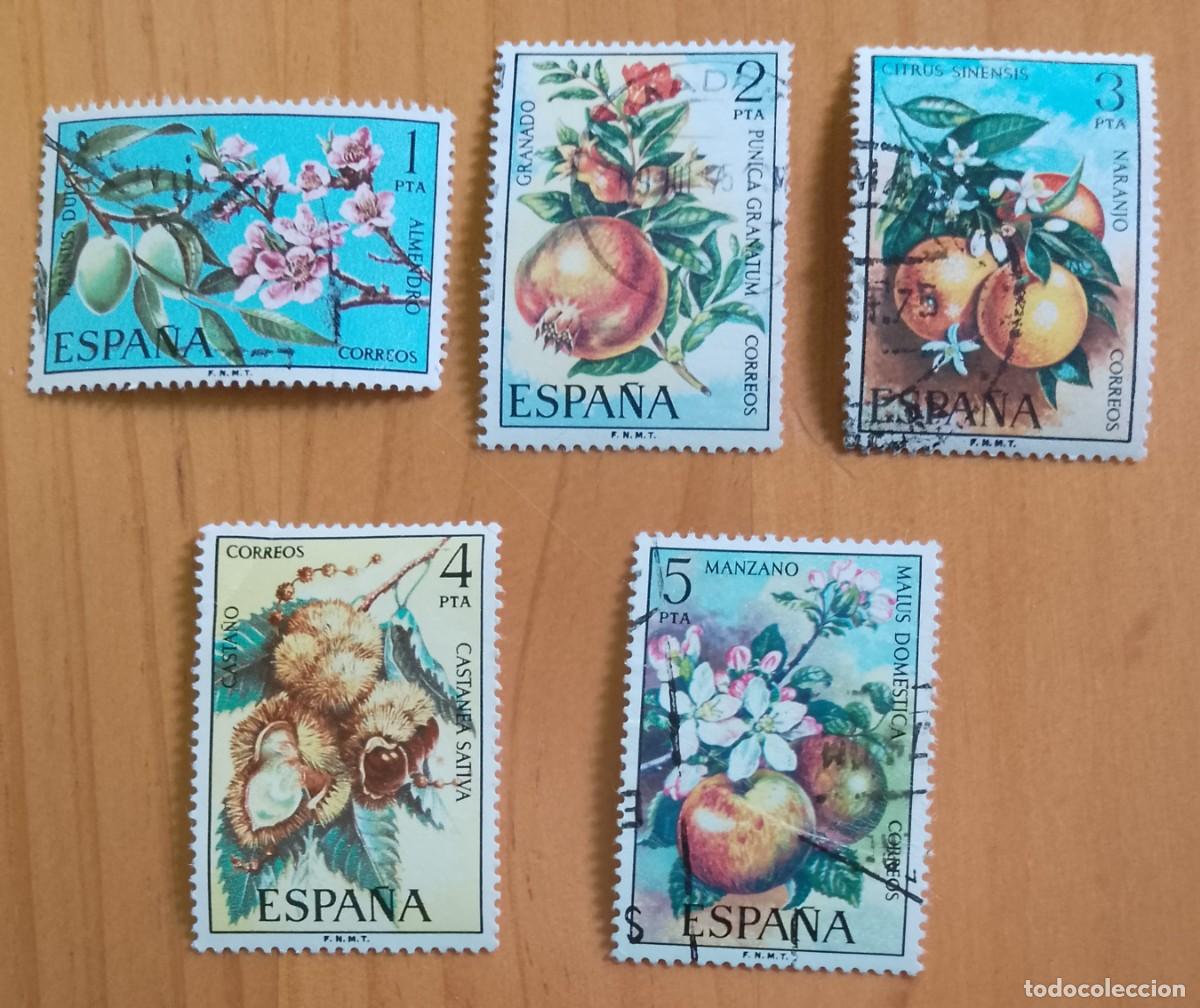 Sellos: ESPA&Ntilde;A - A&Ntilde;O 1975 - SERIE: FLORA, EDIFIL 2254 A 2258