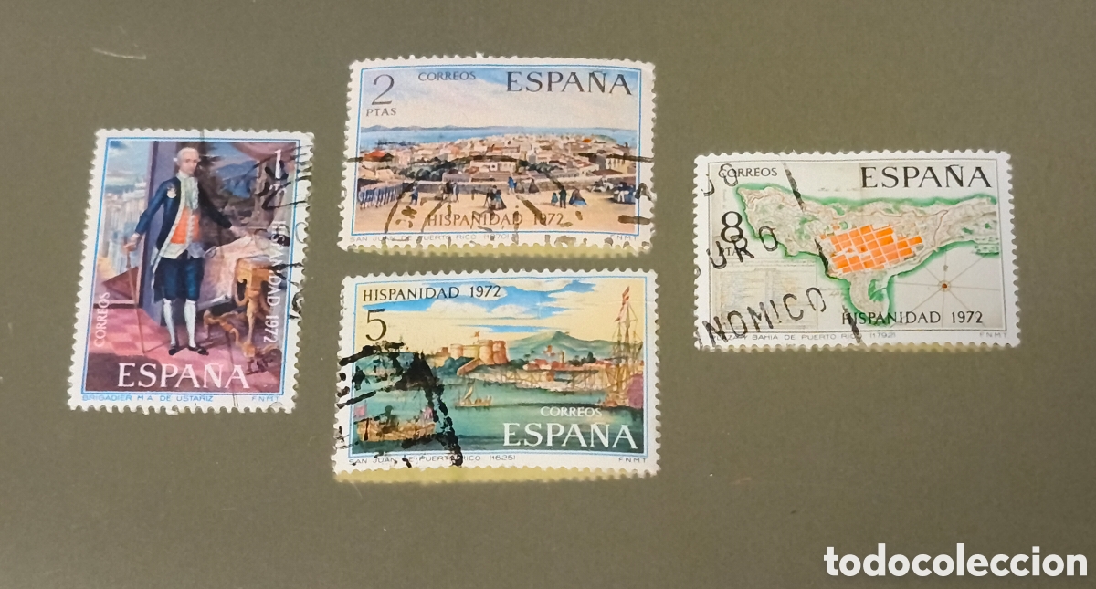 Timbres: Espa&ntilde;a 1972, Edifil 2107/2110. Hispanidad, serie completa usada