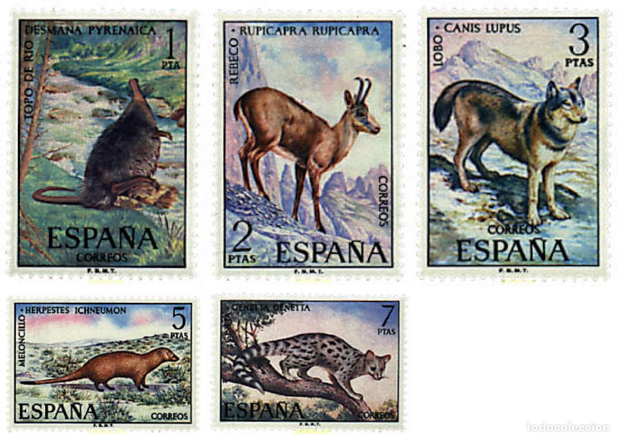Sellos: 84850 MNH ESPA&Ntilde;A 1972 FAUNA IBERICA