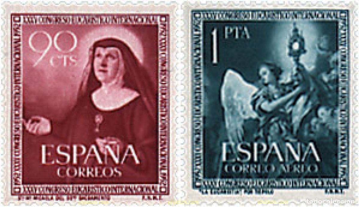 Sellos: 84361 MNH ESPA&Ntilde;A 1952 35 CONGRESO EUCARISTICO INTERNACIONAL