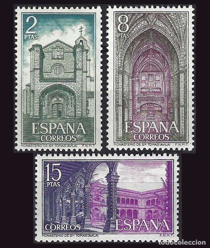 Sellos: 3v Espa&ntilde;a, 1972 | Santo Tom&aacute;s Monastery | Ed: 2111/3, Yv: 1765/7, Mi: 2006/8, SG: 1738/40 MNH **