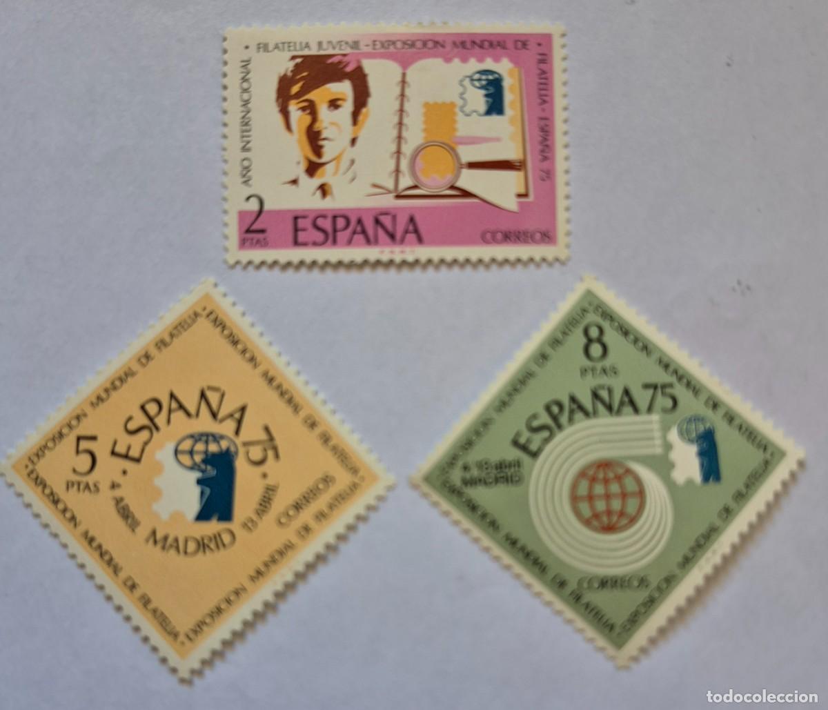 Sellos: A&ntilde;o 1974 - Edifil 2174/2176** - Filatelia juvenil - Nuevo sin fijasello - Se env&iacute;a el de la imagen