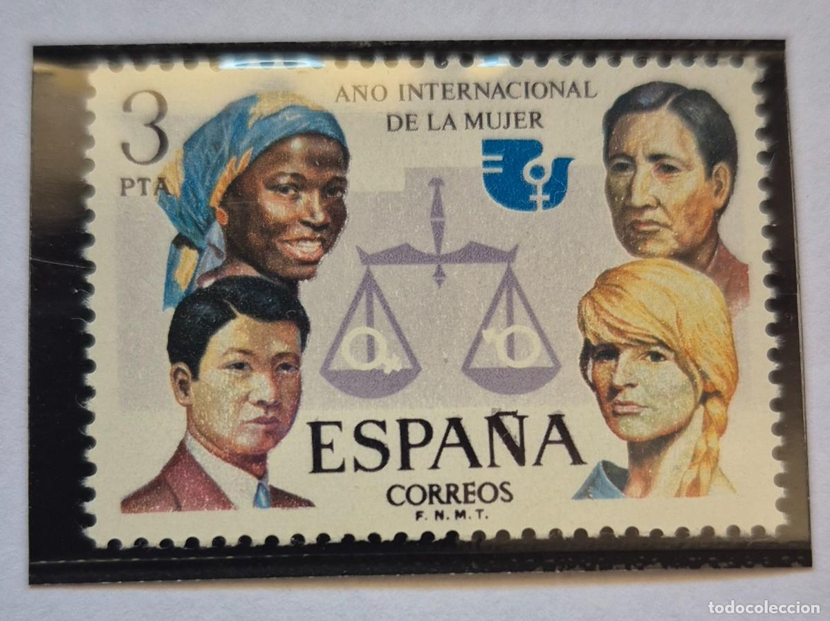 Sellos: A&ntilde;o 1975-Edifil 2264**-A&ntilde;o internacional de la mujer- Nuevo sin fijasello - Se env&iacute;a el de la imagen