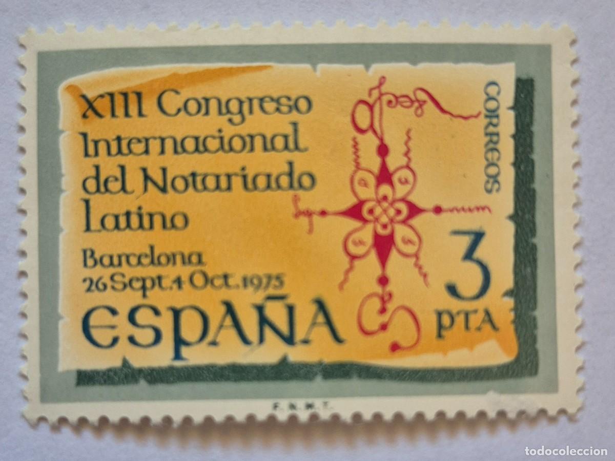 Sellos: A&ntilde;o 1975-Edifil 2283**-Congreso del Notariado latino- Nuevo sin fijasello - Se env&iacute;a el de la imagen