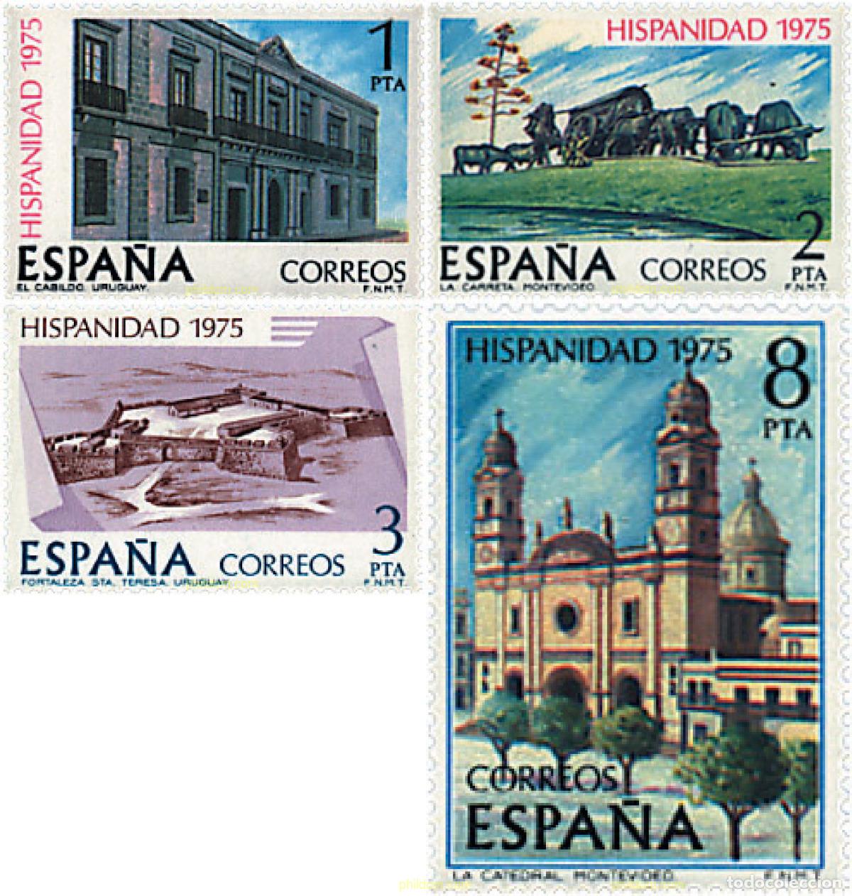 Sellos: 85695 MNH ESPA&Ntilde;A 1975 HISPANIDAD. URUGUAY