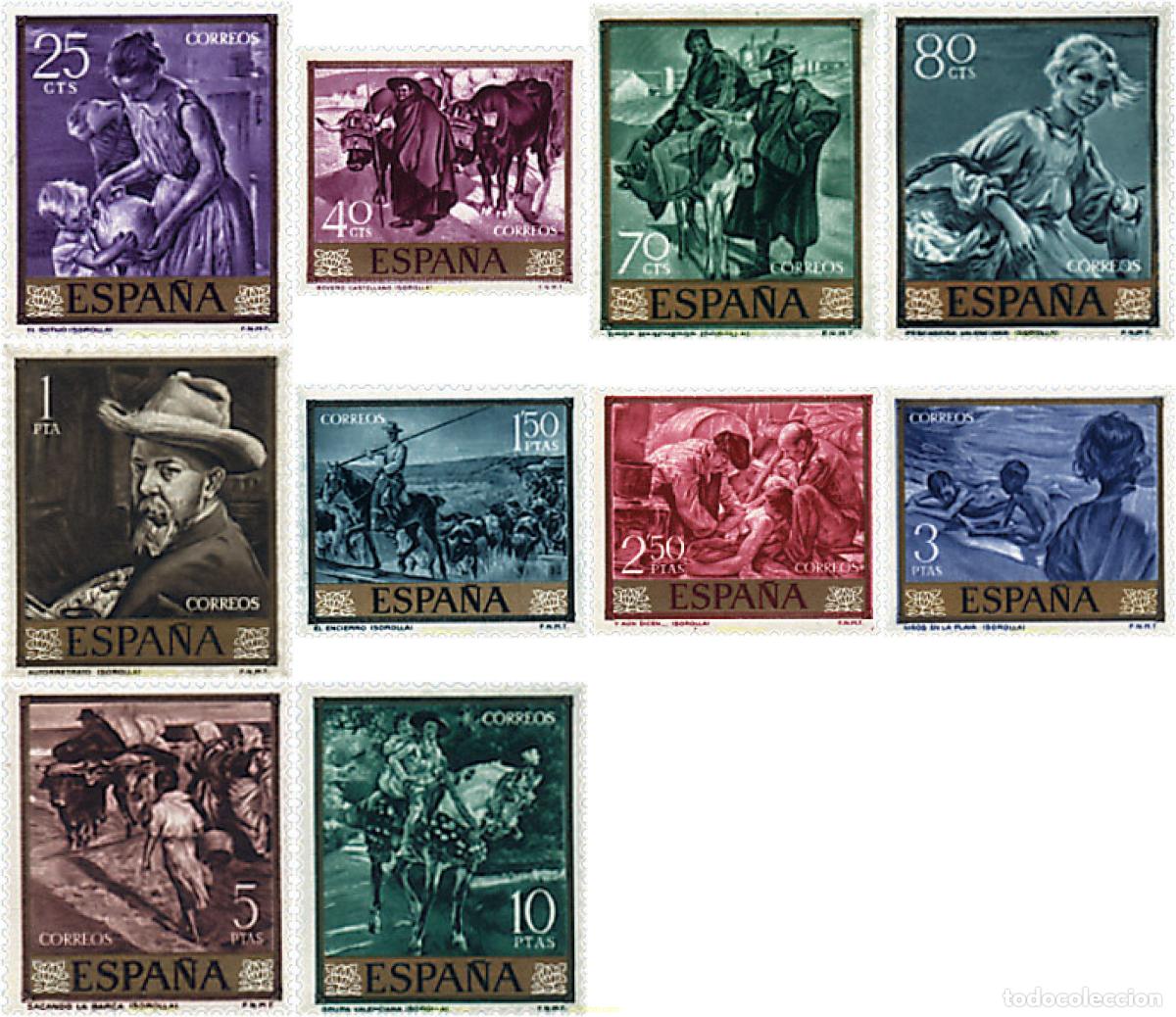 Sellos: 84594 MNH ESPA&Ntilde;A 1964 DIA DEL SELLO. PINTURA DE JOAQUIN SOROLLA
