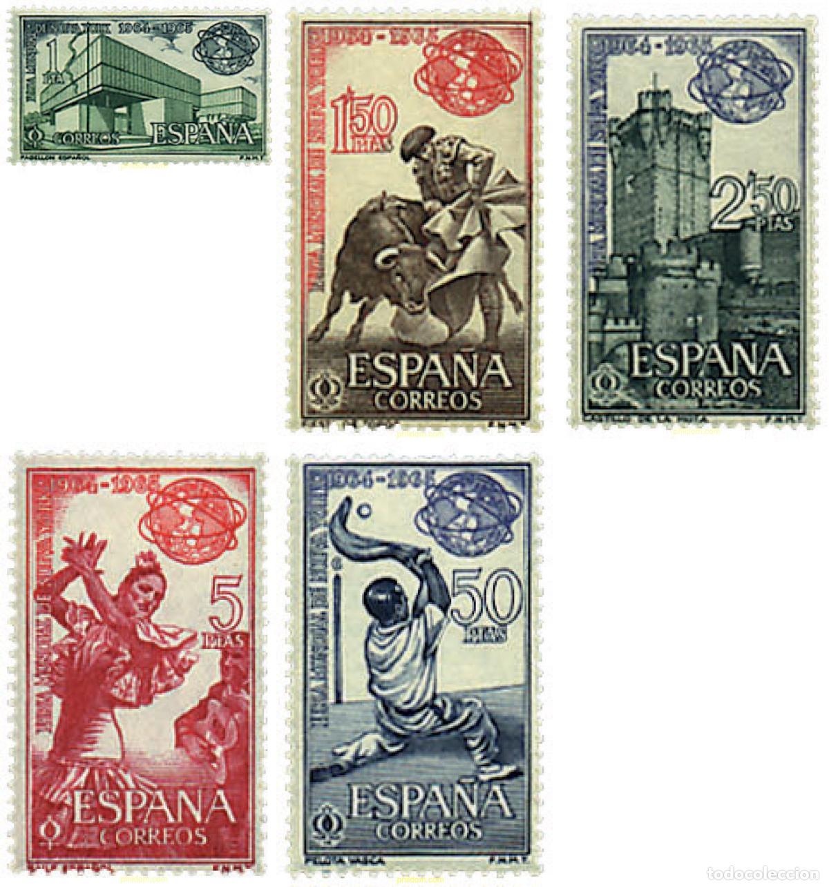 Sellos: 84598 MNH ESPA&Ntilde;A 1964 FERIA MUNDIAL DE NUEVA YORK