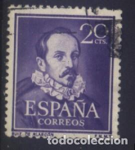 Sellos: Q-12080- ESPA&Ntilde;A 1950. RUIZ DE ALARCON.