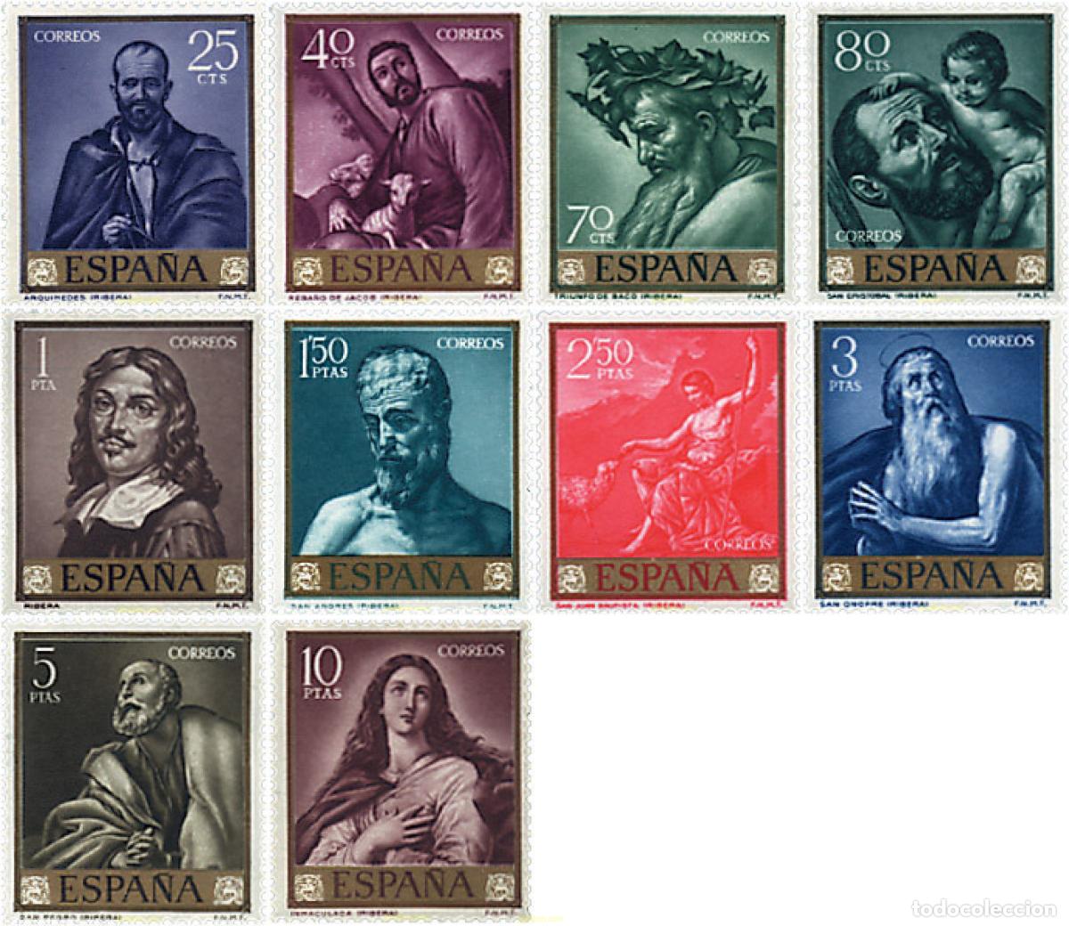 Sellos: 84579 MNH ESPA&Ntilde;A 1963 DIA DEL SELLO. JOSE DE RIBERA, &rdquo;EL ESPA&Ntilde;OLETO&rdquo;