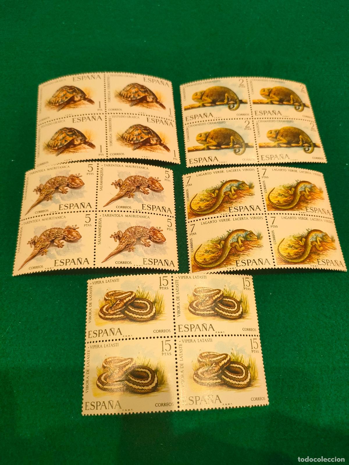Sellos: EDIFIL 2192-96 NUEVO PERFECTO EN BLOQUE DE 4