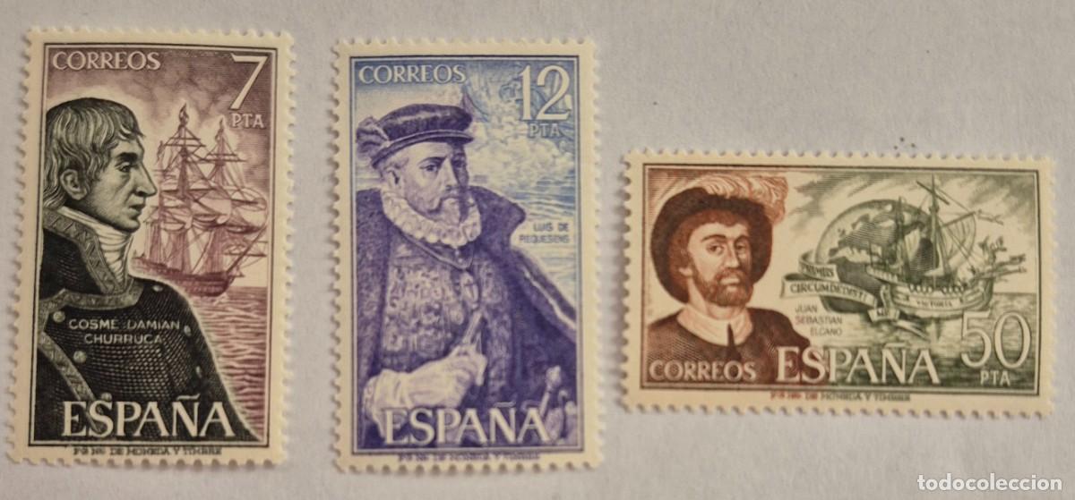 Sellos: A&ntilde;o 1976 - Edifil 2308/2310** - Personajes - Nuevo sin fijasello - Se env&iacute;a el de la imagen