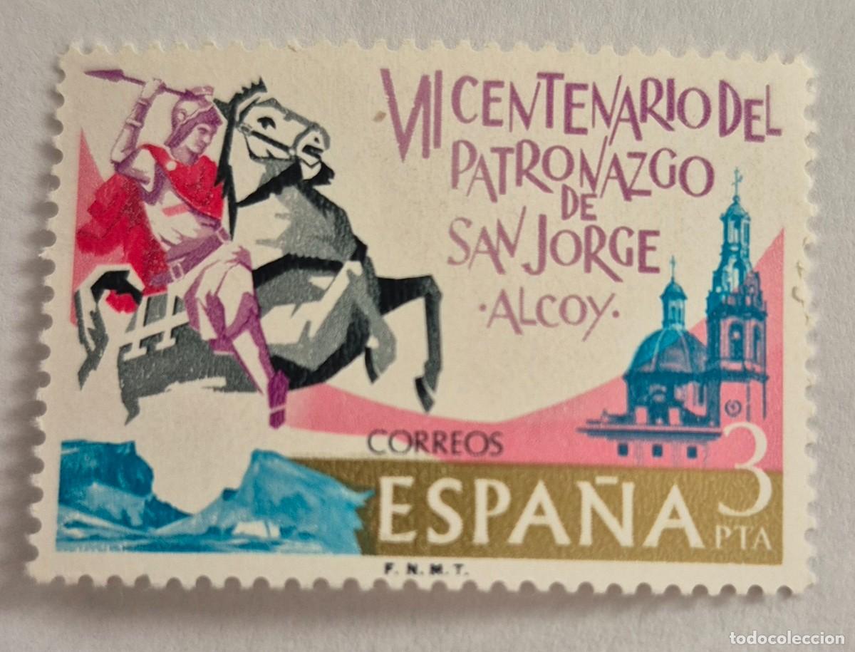 Sellos: A&ntilde;o 1976 - Edifil 2315** - San Jorge en Alcoy - Nuevo sin fijasello - Se env&iacute;a el de la imagen