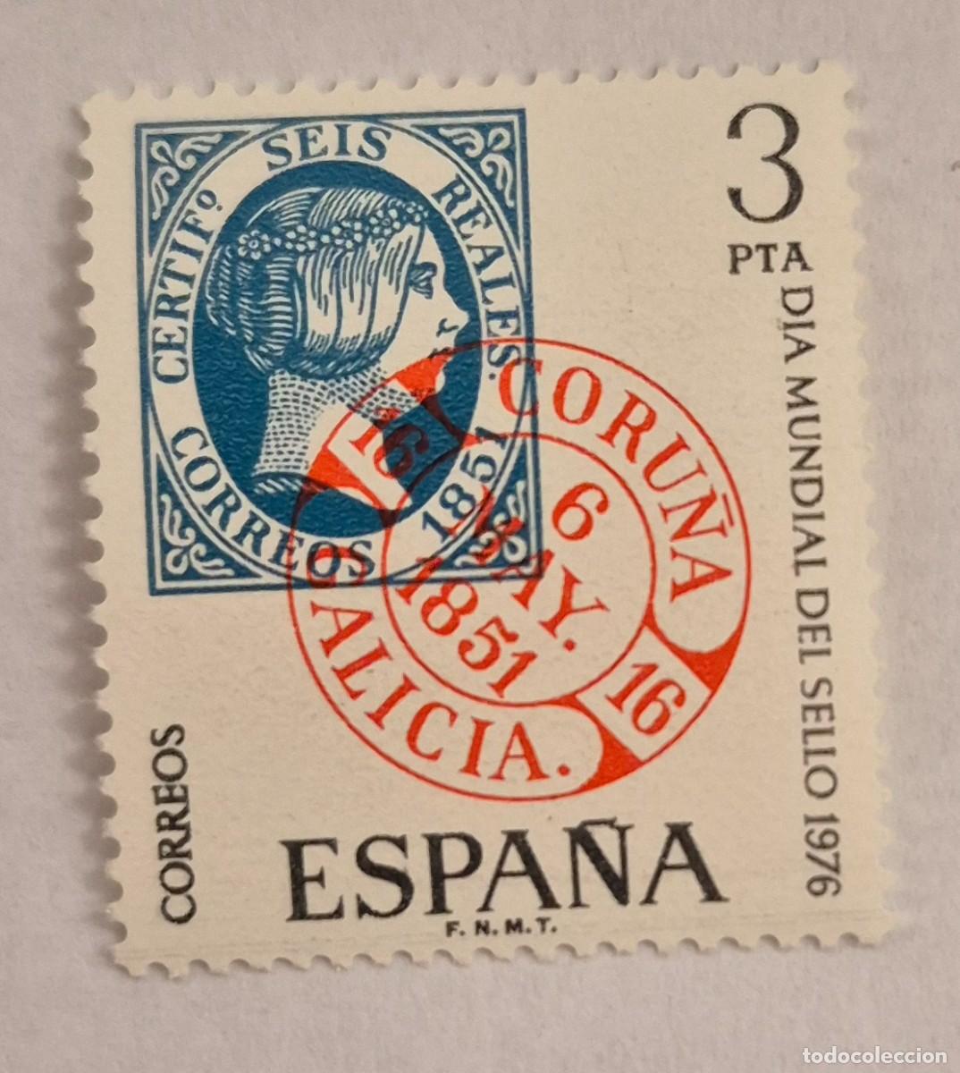 Sellos: A&ntilde;o 1976 - Edifil 2318** - Dia del sello - Nuevo sin fijasello - Se env&iacute;a el de la imagen