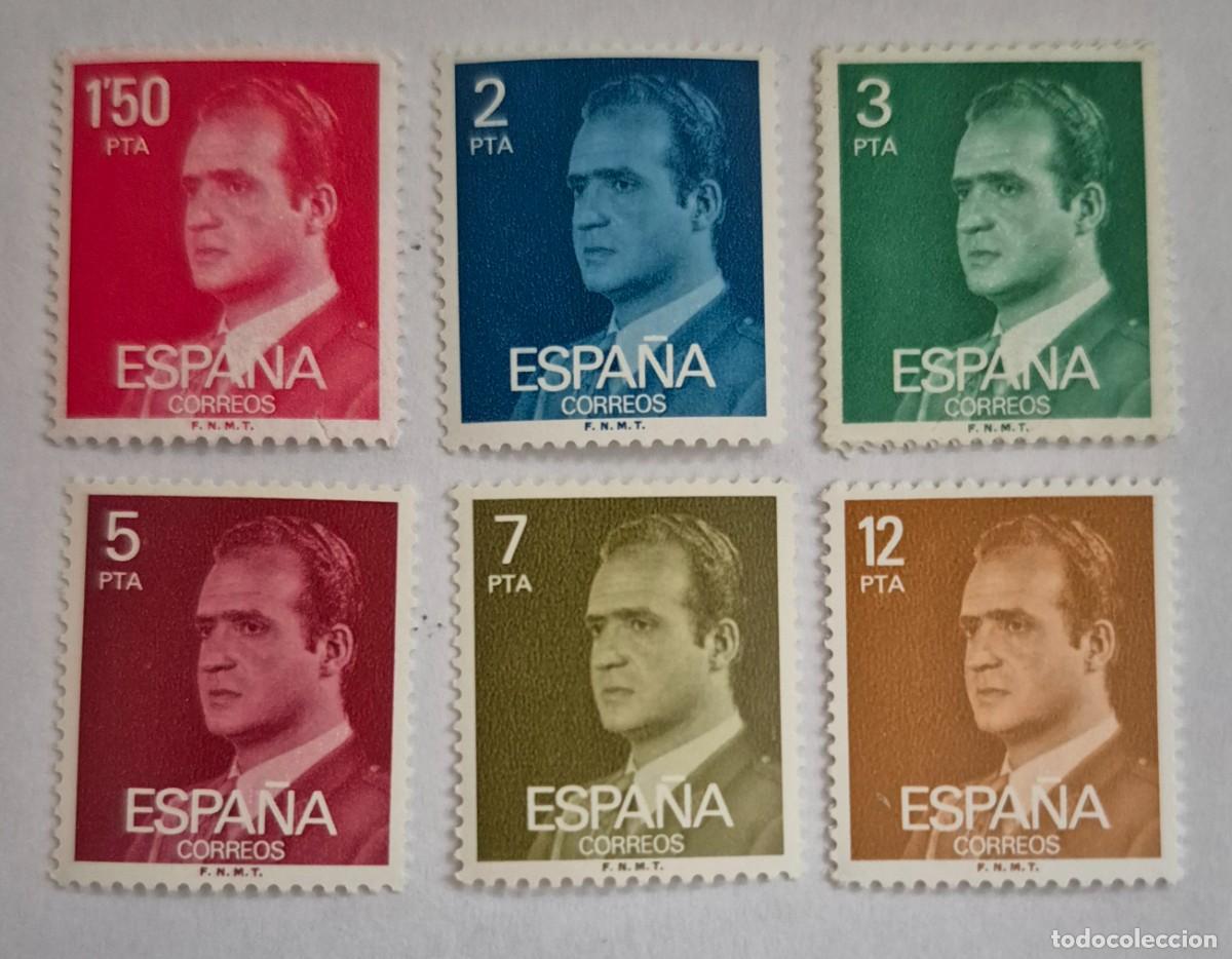 Sellos: A&ntilde;o 1976 - Edifil 2344/2349** - Juan Carlos I - Nuevo sin fijasello - Se env&iacute;a el de la imagen