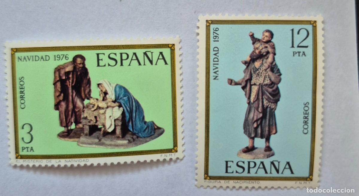 Sellos: A&ntilde;o 1976 - Edifil 2368/2369** - Navidad - Nuevo sin fijasello - Se env&iacute;a el de la imagen