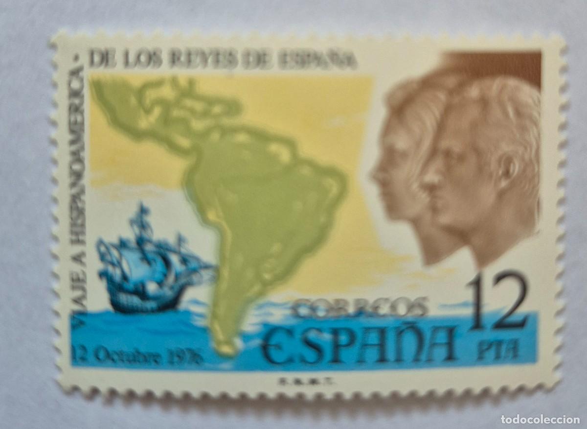 Sellos: A&ntilde;o 1976 - Edifil 2370** - Viaje de los reyes - Nuevo sin fijasello - Se env&iacute;a el de la imagen