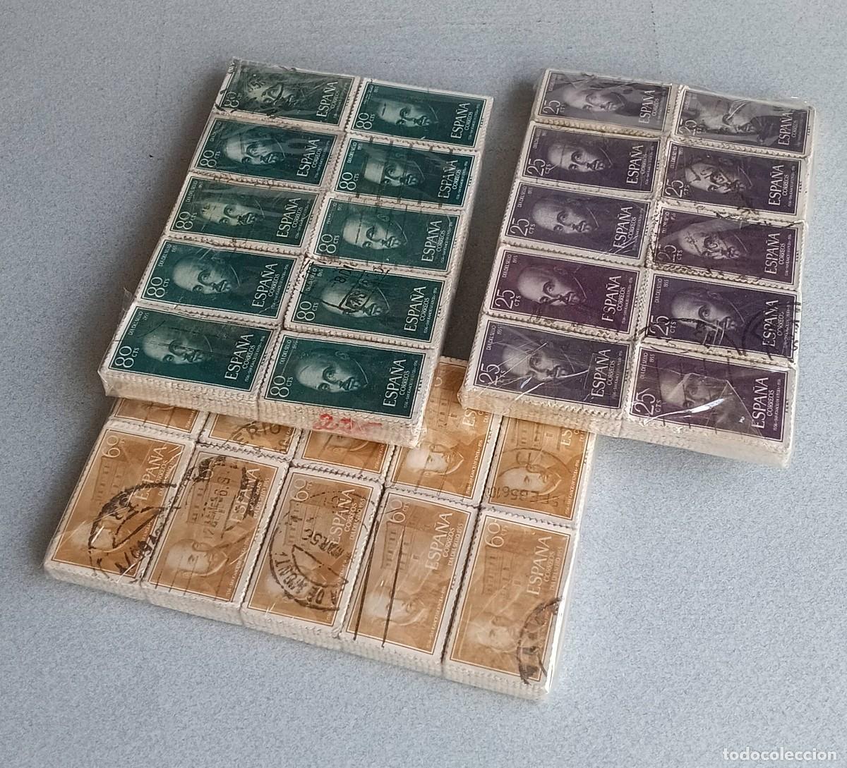 Sellos: Espa&ntilde;a.1955 S.Ignacio de Loyola 1.000 Series Matasello. Edifil 1166-1168
