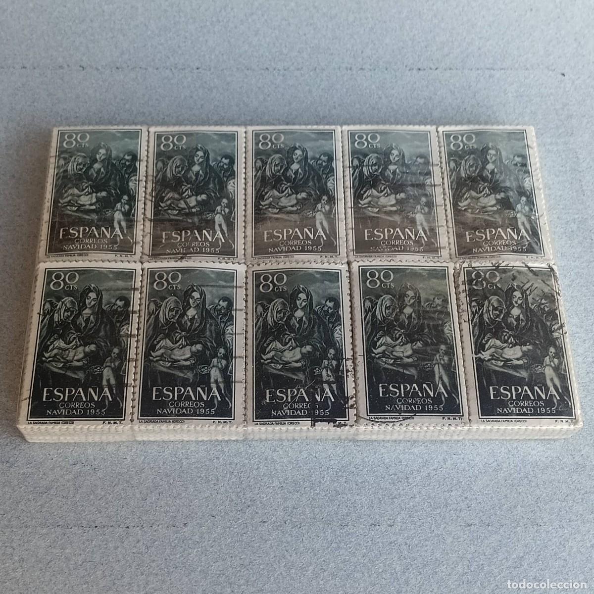 Sellos: NAVIDAD 1955. 1.000 SELLOS Matasello. Edifil. 1184.