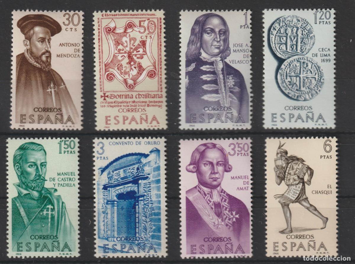 Sellos: Espa&ntilde;a Spain 1966 - Edifil 1750/1757 mnh**