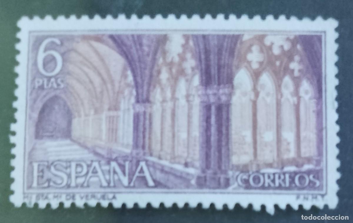 Sellos: ESPA&Ntilde;A - V/F 6 PTAS - A&Ntilde;O 1967 - EDIFIL 1836 - MONASTERIOR SANTA MARIA DE VERUEL,A
