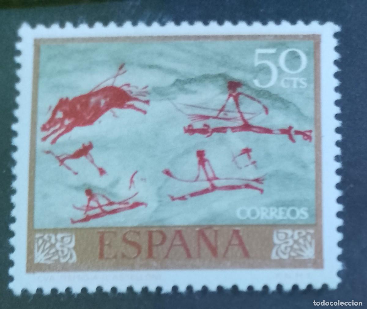 Sellos: ESPA&Ntilde;A - V/F 50 CTS- A&Ntilde;O 1967 - EDIFIL 1780 - HOMENAJE AL PINTOR DESCONOCIDO. D&Iacute;A DEL SELLO