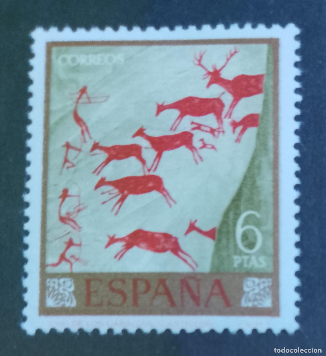 Sellos: ESPA&Ntilde;A - V/F 6 PTAS- A&Ntilde;O 1967 - EDIFIL 1788 - HOMENAJE AL PINTOR DESCONOCIDO. D&Iacute;A DEL SELLO