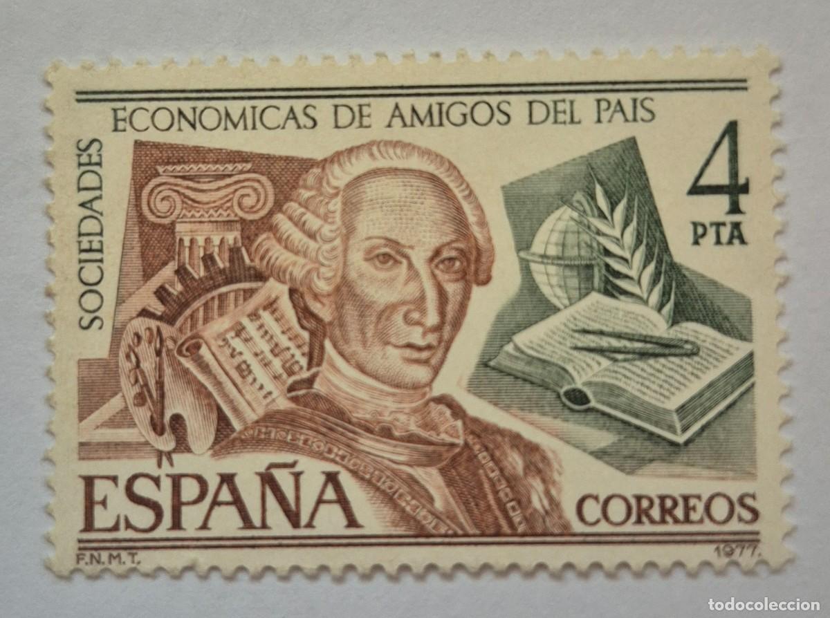Sellos: A&ntilde;o 1977 - Edifil 2402** - S.E de Amigos del Pa&iacute;s - Nuevo sin fijasello - Se env&iacute;a el de la imagen