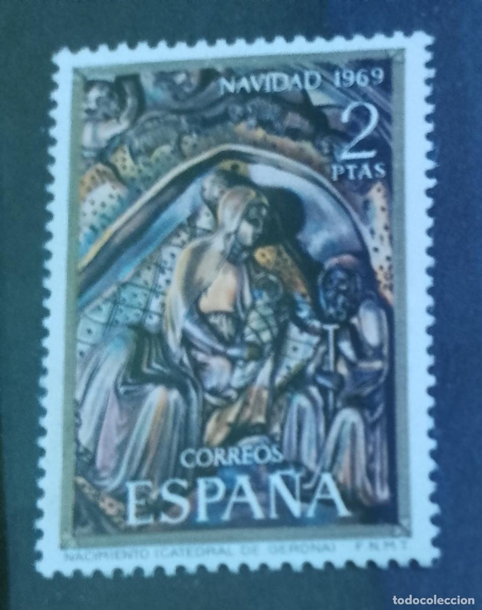 Sellos: ESPA&Ntilde;A - V/F 2 PTAS - A&Ntilde;O 1969 - EDIFIL 1945 - NAVIDAD: 1969