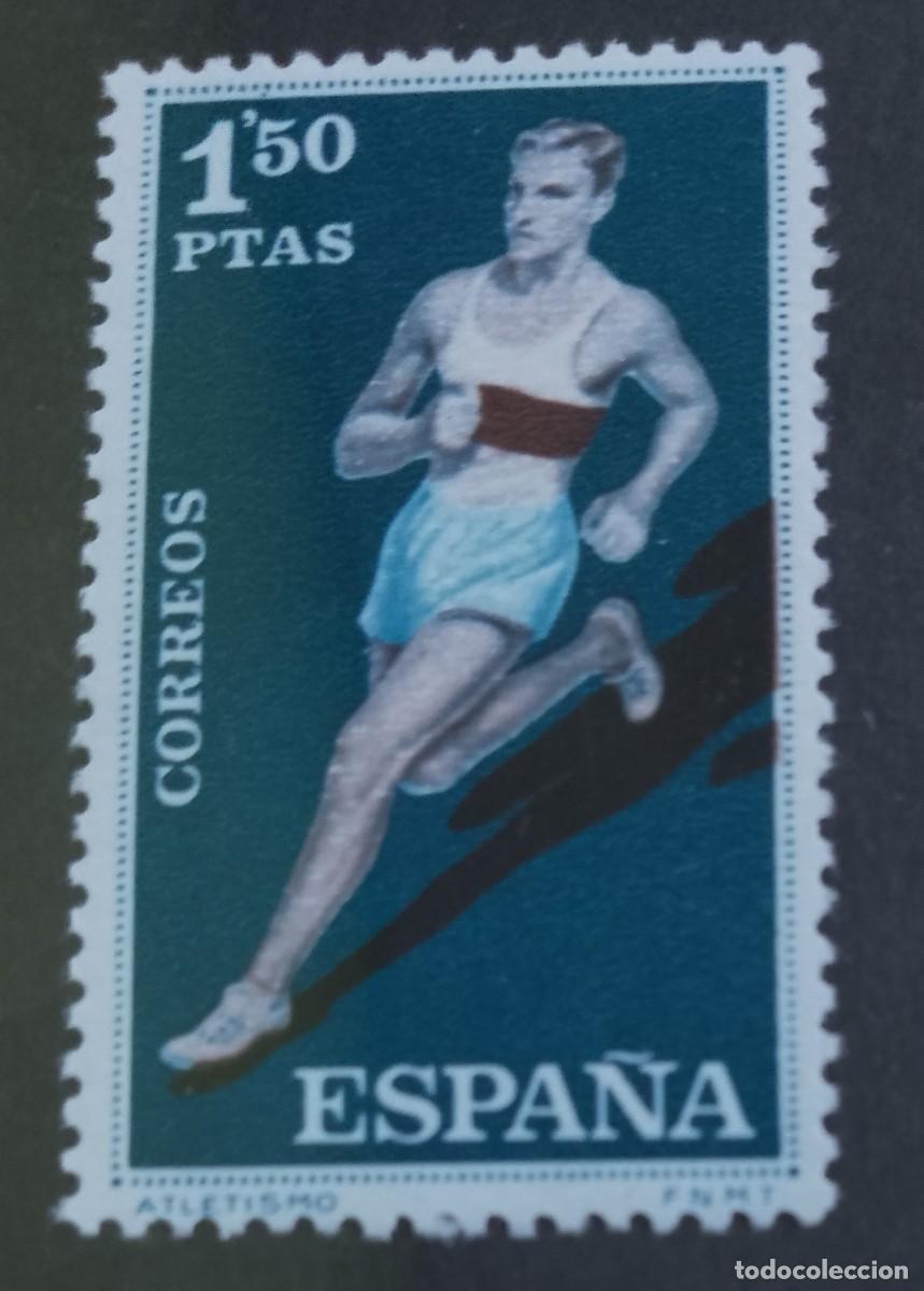 Sellos: ESPA&Ntilde;A - V/F 1,50 PTAS - A&Ntilde;O 1960 - EDIFIL 1311 - DEPORTES: ATLETISMO