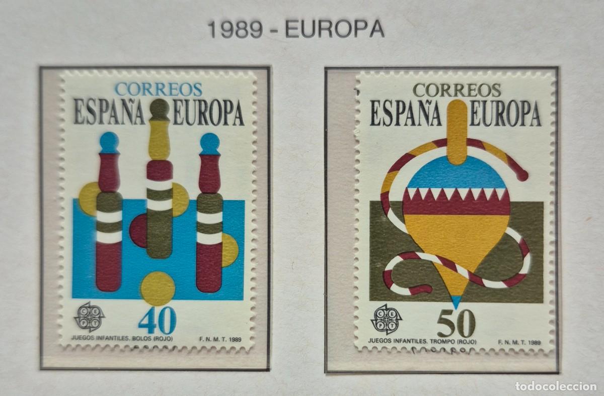 Sellos: A&ntilde;o 1989 - Edifil 3008/3009** - Europa - Nuevo sin fijasello - Se env&iacute;a el de la imagen