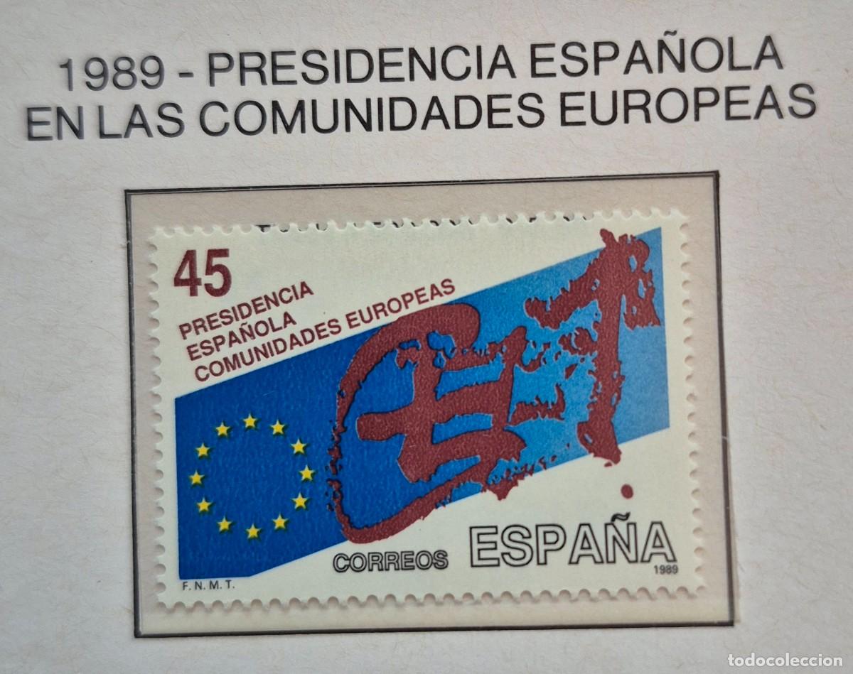 Sellos: A&ntilde;o 1989-Edifil 3010**-Presidencia Espa&ntilde;ola en Europa-Nuevo sin fijasello - Se env&iacute;a el de la imagen