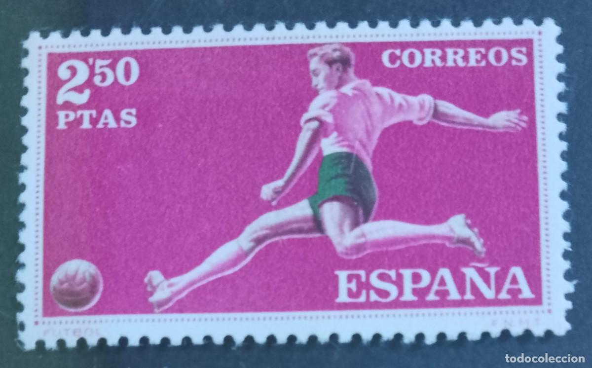 Sellos: ESPA&Ntilde;A - V/F 2,50 PTAS - A&Ntilde;O 1960 - EDIFIL 1313 - DEPORTES: FUTBOL