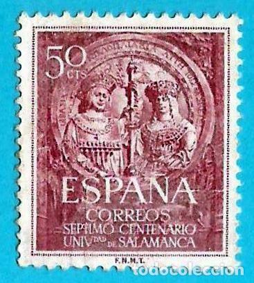 Sellos: Espa&ntilde;a. Spain. 1953. Edifil # 1126. Universidad de Salamanca. Fachada. Reyes Catolicos