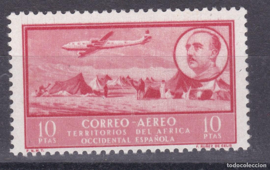 Sellos: SS11-Africa Occidental Espa&ntilde;ola Edifil 26 . FRANCO 10 Ptas CLAVE . ** Sin Fijasellos . Perfecto