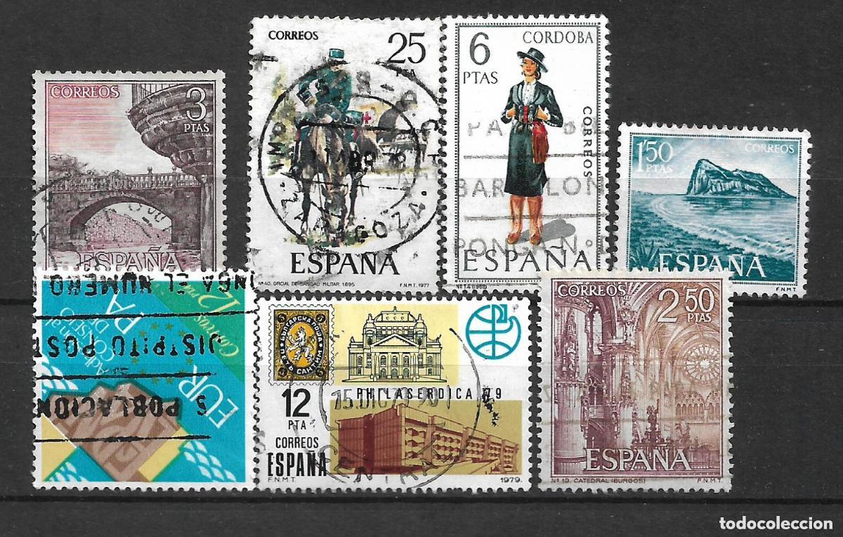 Sellos: espa&ntilde;a 7 sellos usados - 9/35