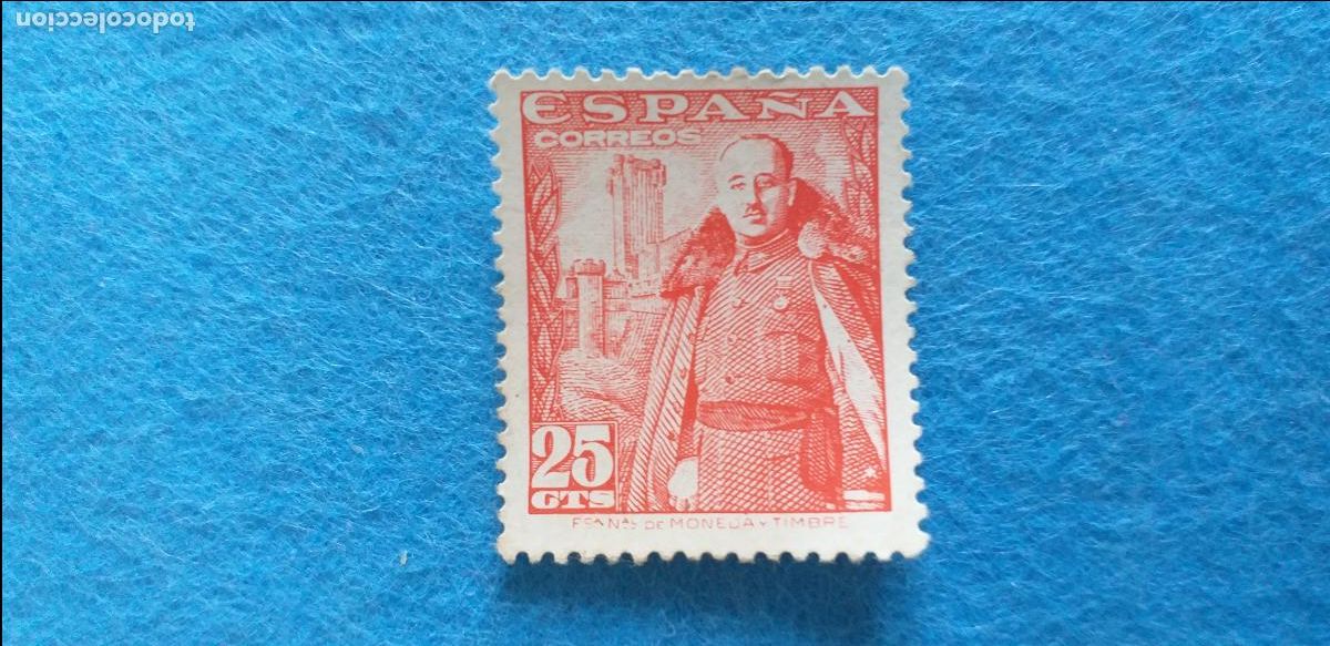 Sellos: Nuevo **. A&Ntilde;O 1948-1954. EDIFIL 1024. GENERAL FRANCO Y CASTILLO DE LA MOTA.
