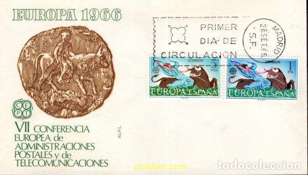 Sellos: 282242 MNH ESPA&Ntilde;A 1966 EUROPA CEPT