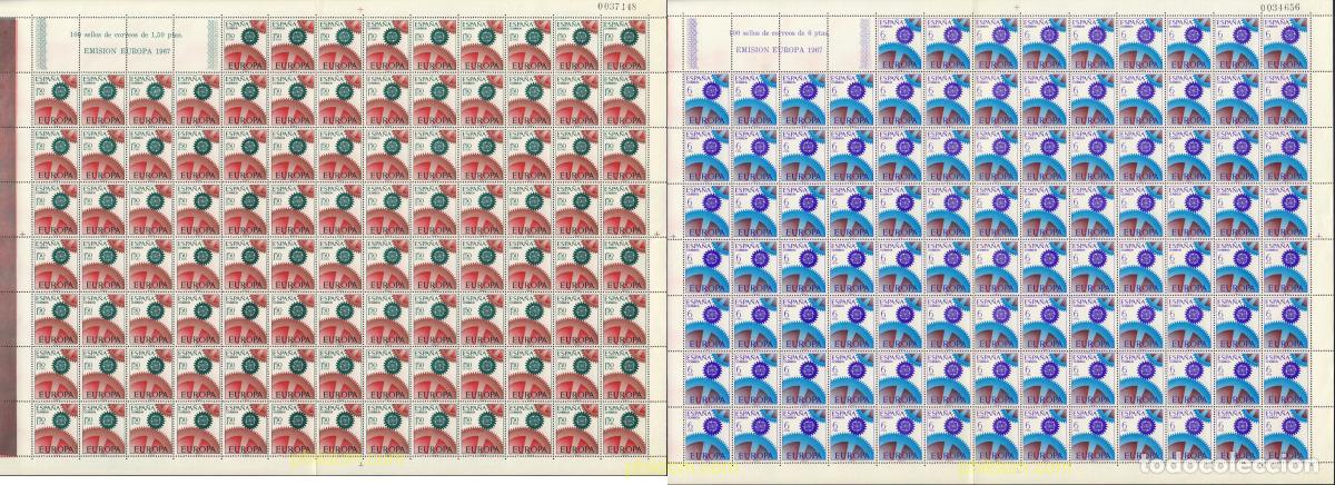 Sellos: 373359 MNH ESPA&Ntilde;A 1967 EUROPA CEPT. ENGRANAJES