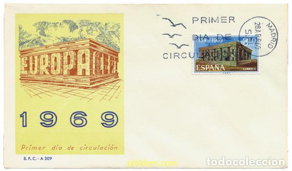 Sellos: 23610 MNH ESPA&Ntilde;A 1969 EUROPA CEPT. 10 ANIVERSARIO DE LA CEPT