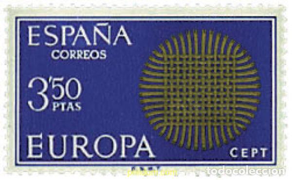 Sellos: 84768 MNH ESPA&Ntilde;A 1970 EUROPA CEPT. SOL FLAMANTE