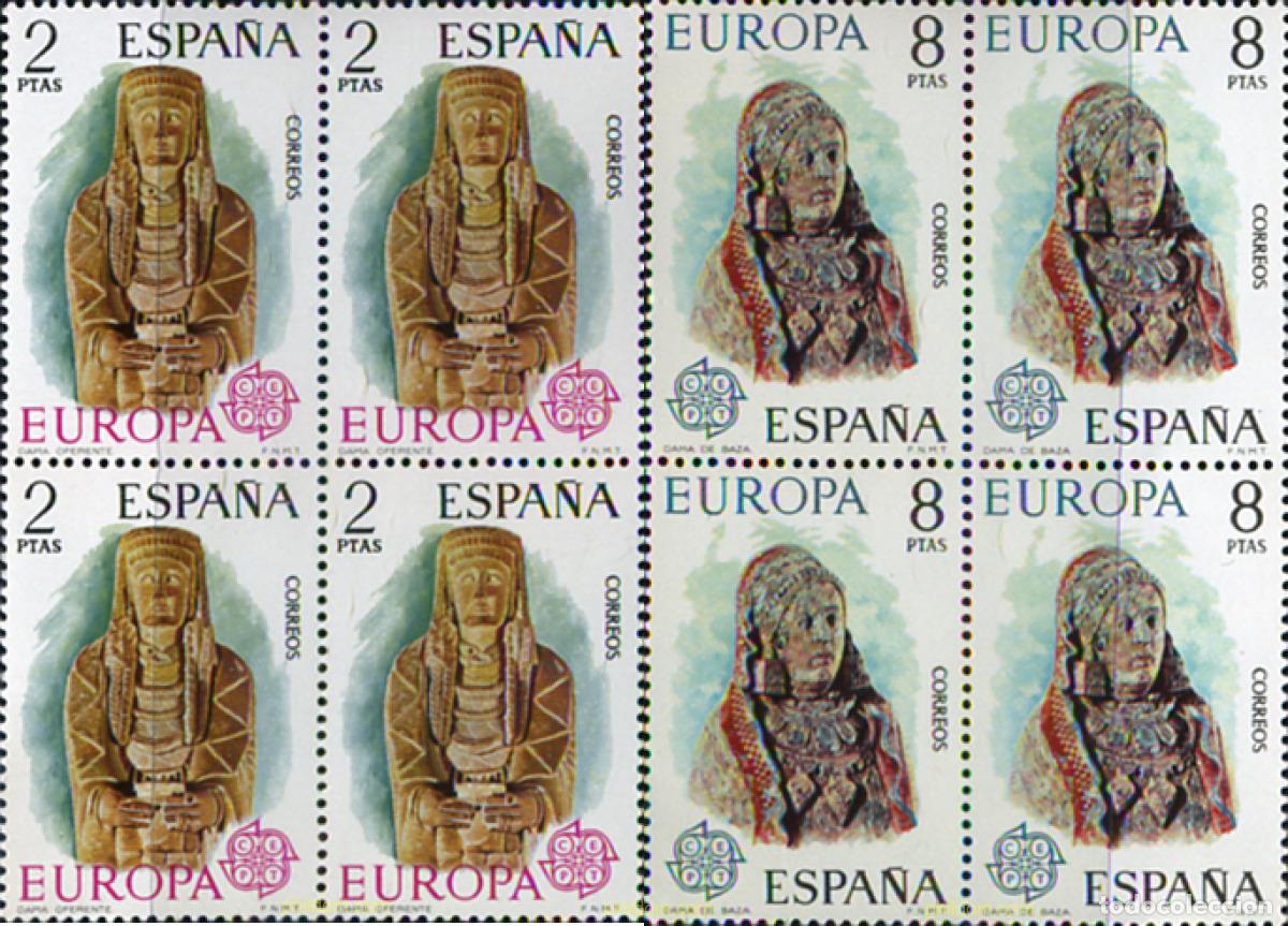 Sellos: 326475 MNH ESPA&Ntilde;A 1974 EUROPA CEPT. ESCULTURAS
