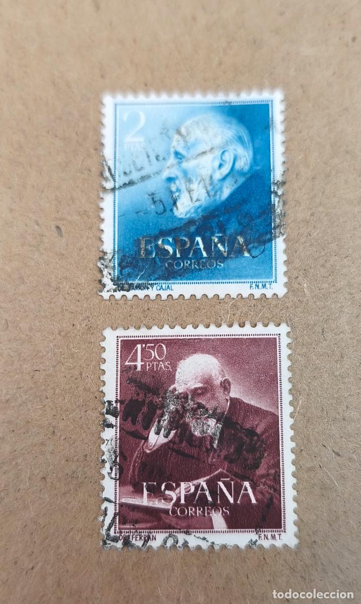 Sellos: Espa&ntilde;a 1952 Doctores Ram&oacute;n y Cajal y Ferr&aacute;n edifil 1119/1120