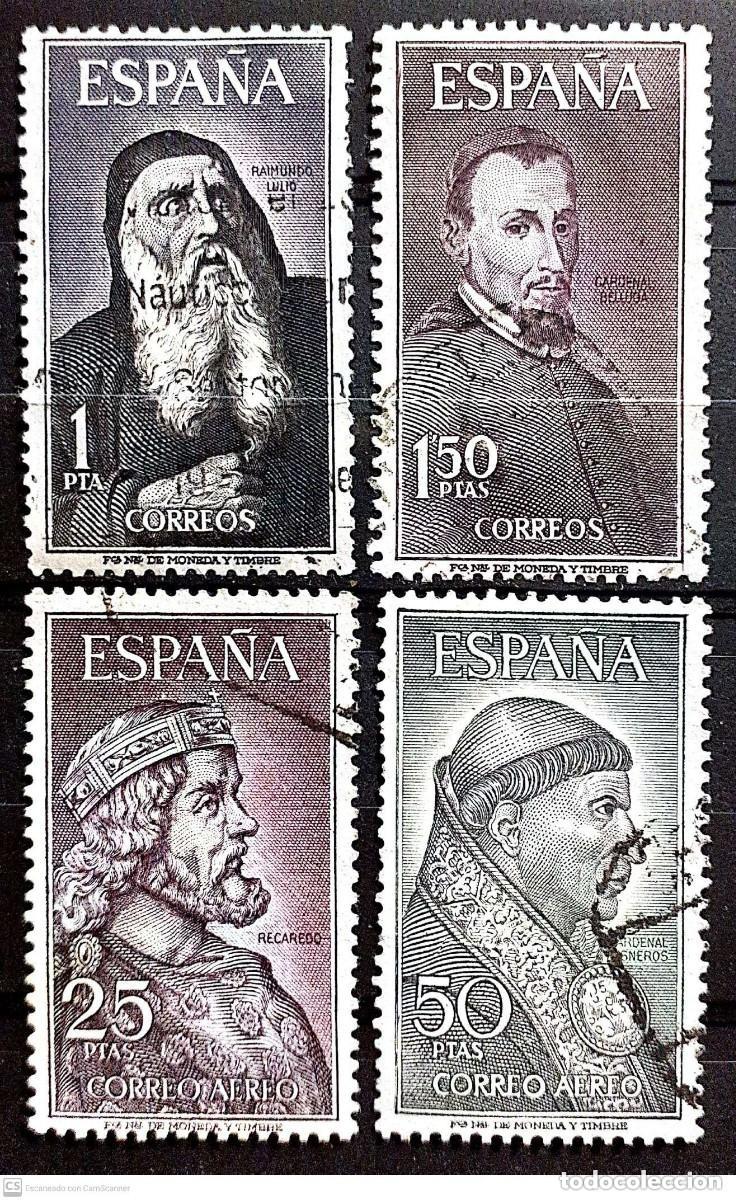 Sellos: ESPA&Ntilde;A n&ordm; 1536/39&ordm; Personajes espa&ntilde;oles. Serie completa