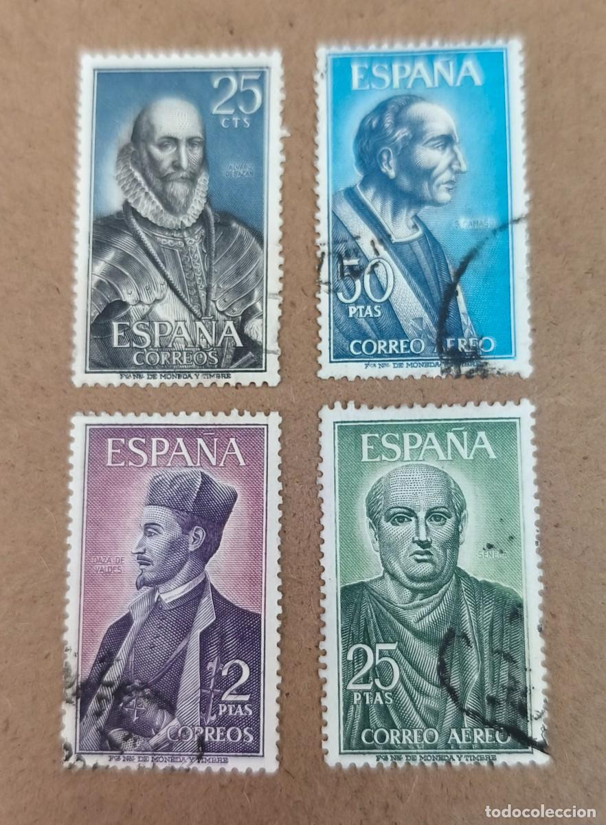 Sellos: Espa&ntilde;a 1966 Personajes Espa&ntilde;oles edifil 1705/1708 serie completa