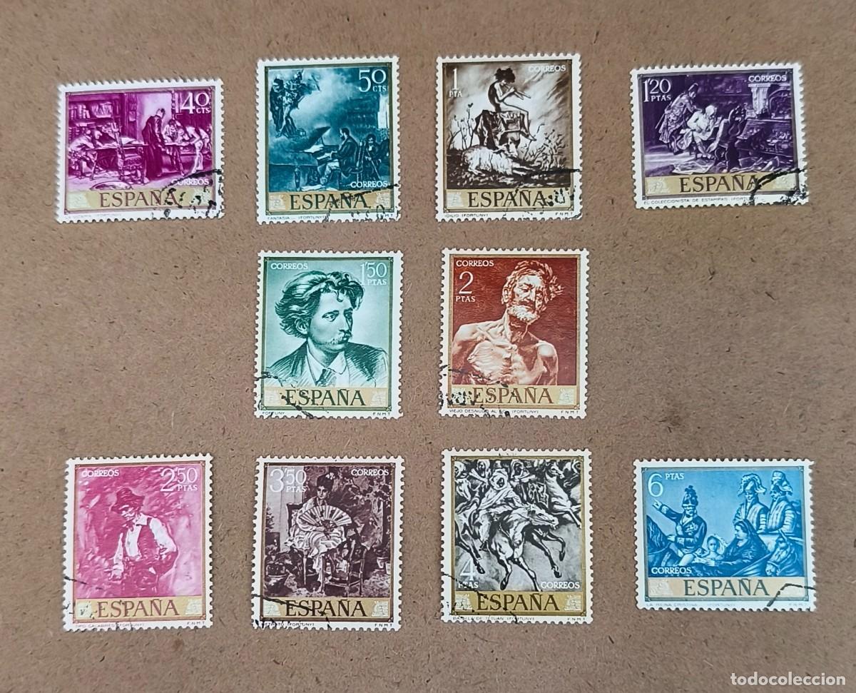 Sellos: Espa&ntilde;a 1968 Mariano Fortuni Marsal edifil 1854/1863 serie completa
