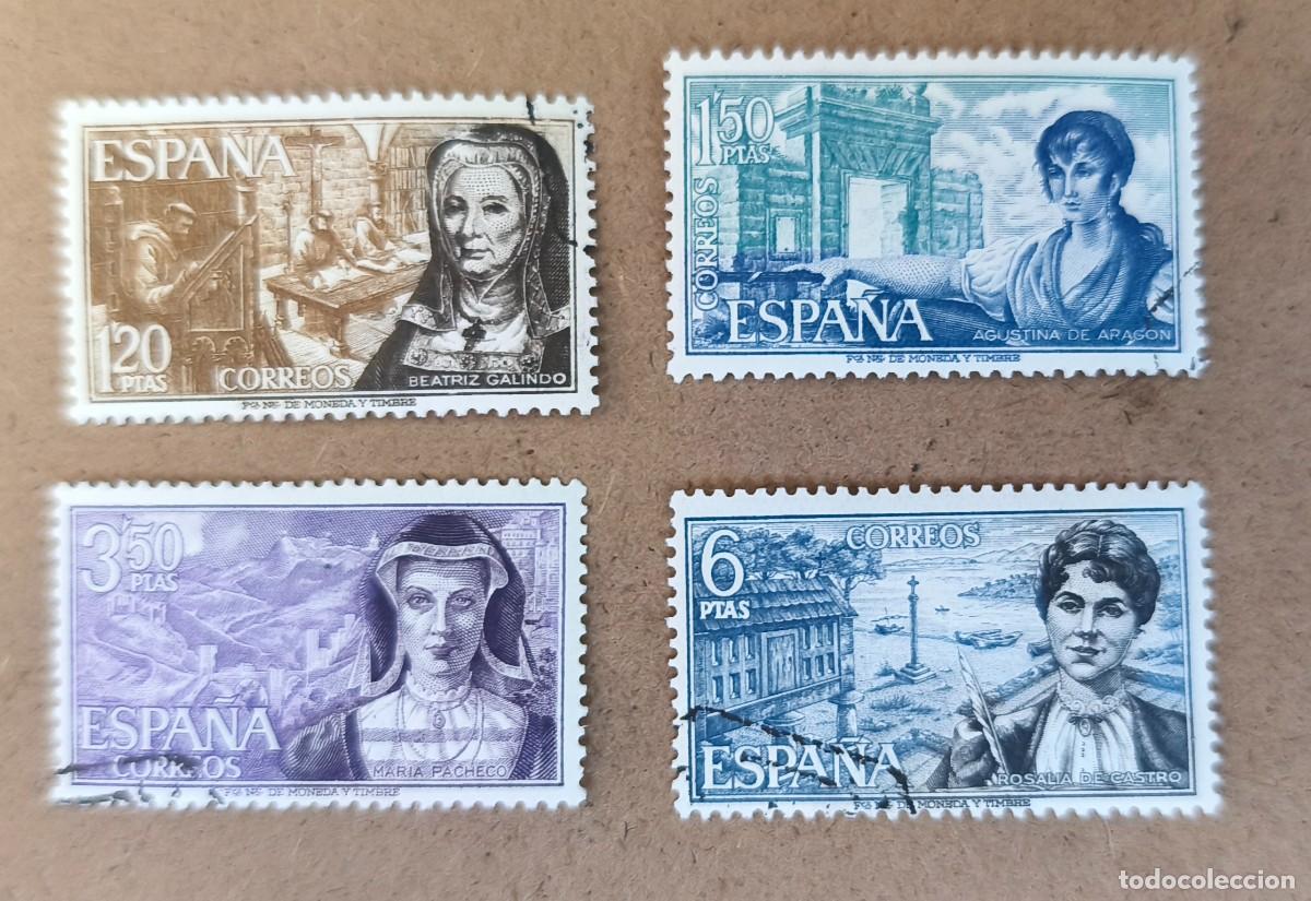 Sellos: Espa&ntilde;a 1968 Personajes espa&ntilde;oles edifil 1864/1867 serie completa