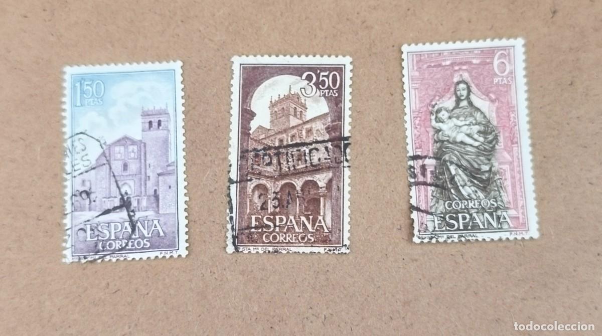 Sellos: Espa&ntilde;a 1968 Monasterio de Santa Mar&iacute;a del Parral edifil 1894/1896 serie completa