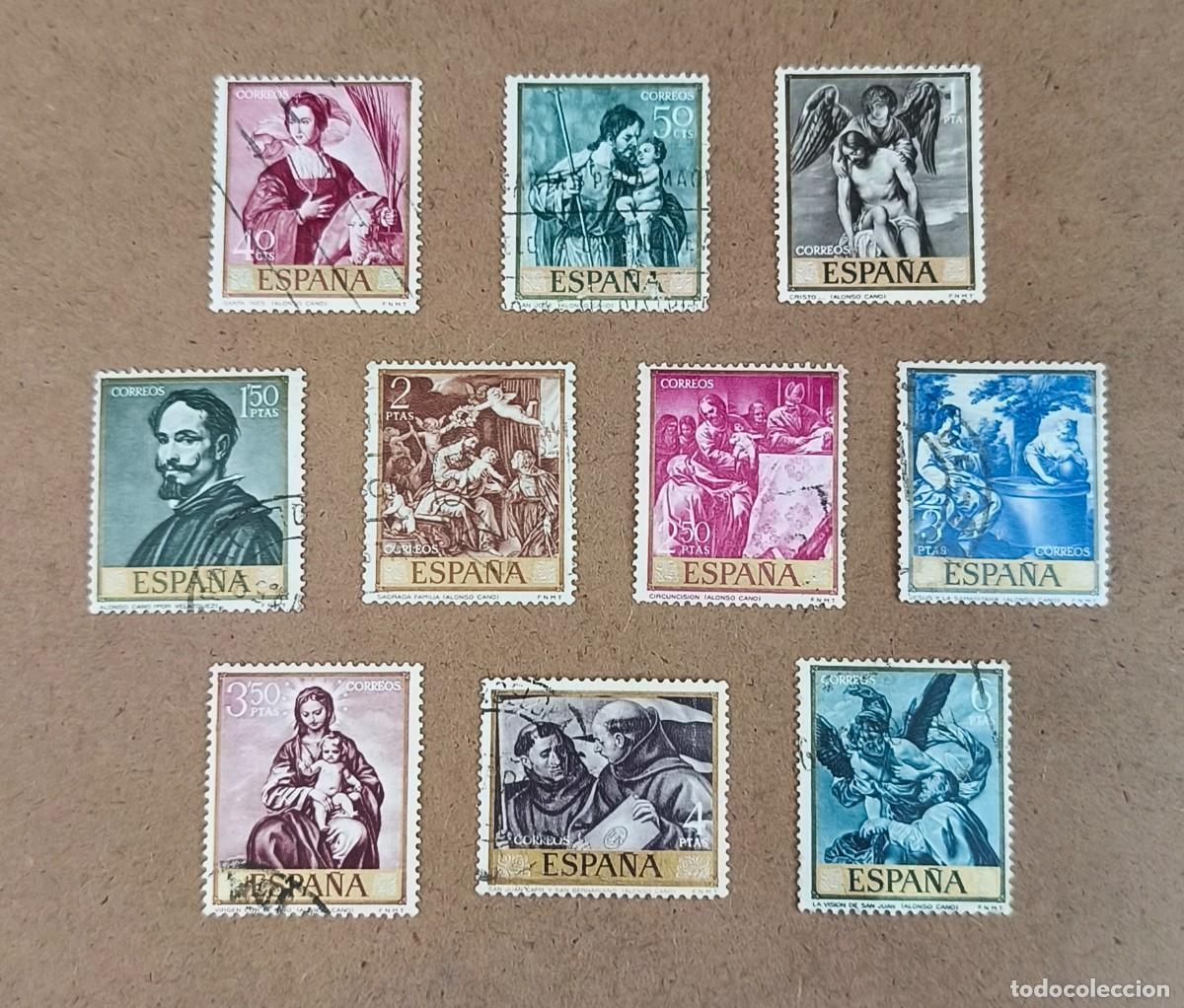 Sellos: Espa&ntilde;a 1969 Alonso Cano edifil 1910/1919 serie completa