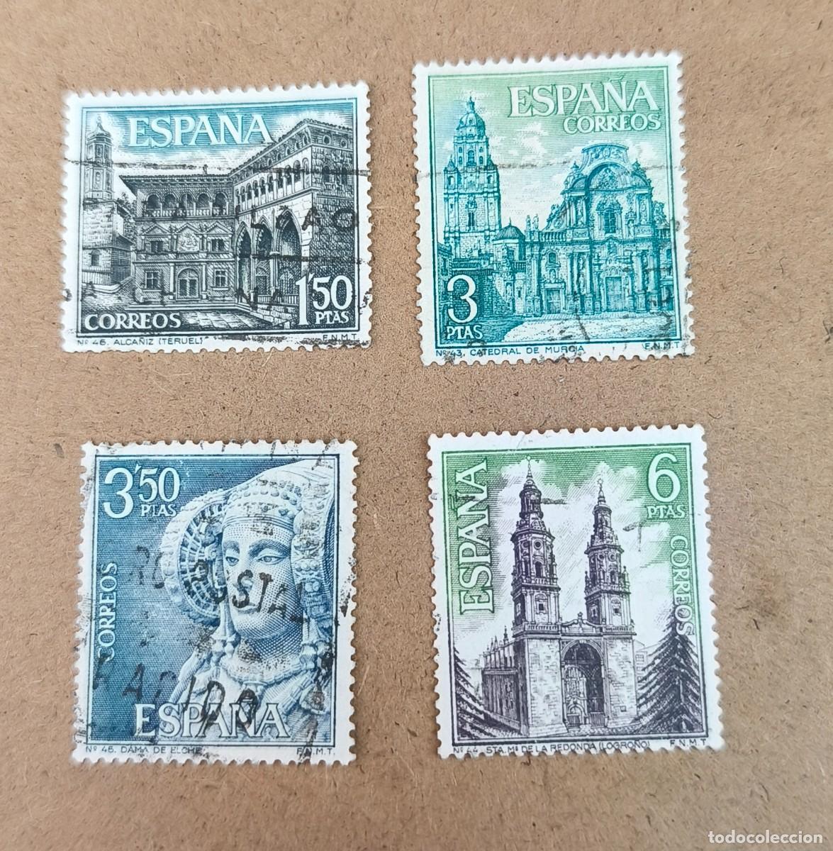 Sellos: Espa&ntilde;a 1969 Serie Tur&iacute;stica edifil 1935/1938 serie completa